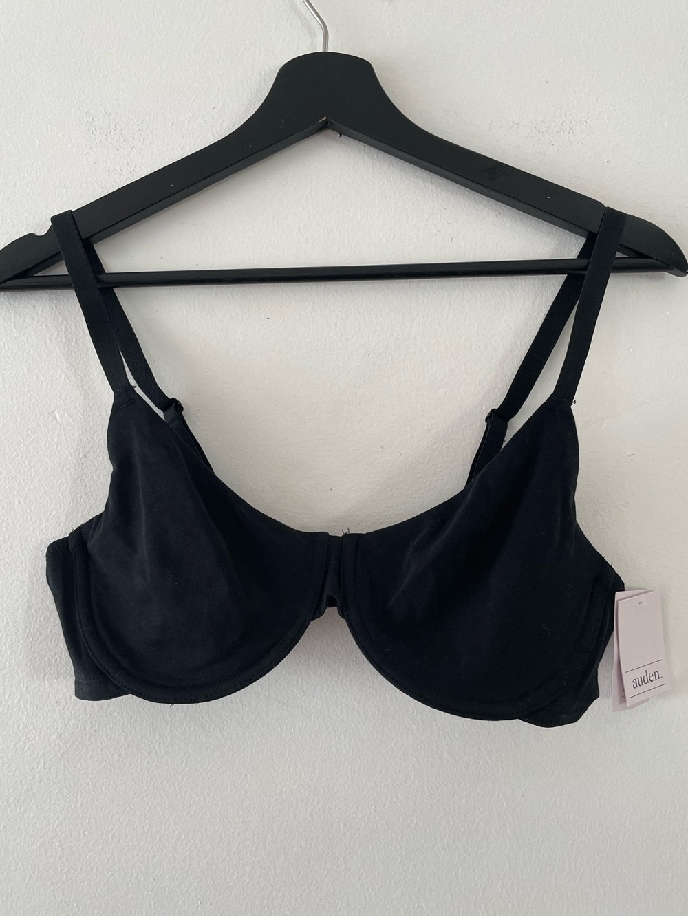 Auden Cotton Unlined Demi Bra Size 36D